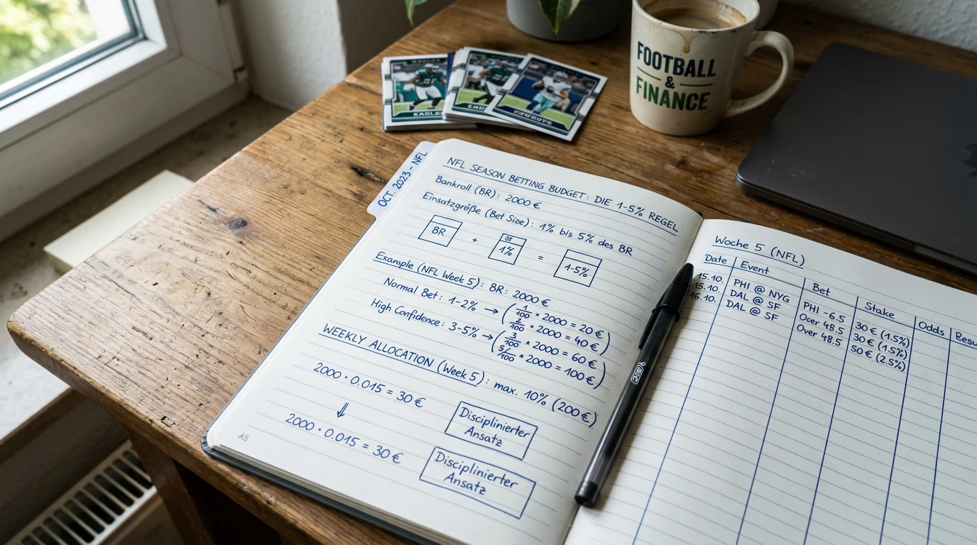 NFL Bankroll Management Strategie – die 1-5 Prozent Regel und Verlustlimit-Tools für Schweizer Sportwetter