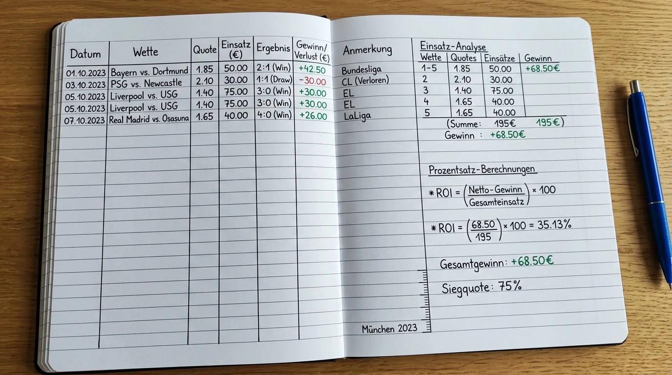 NFL Bankroll Management Schweiz – die 5%-Regel und systematische Wettbudget-Strategien für Sportwetter