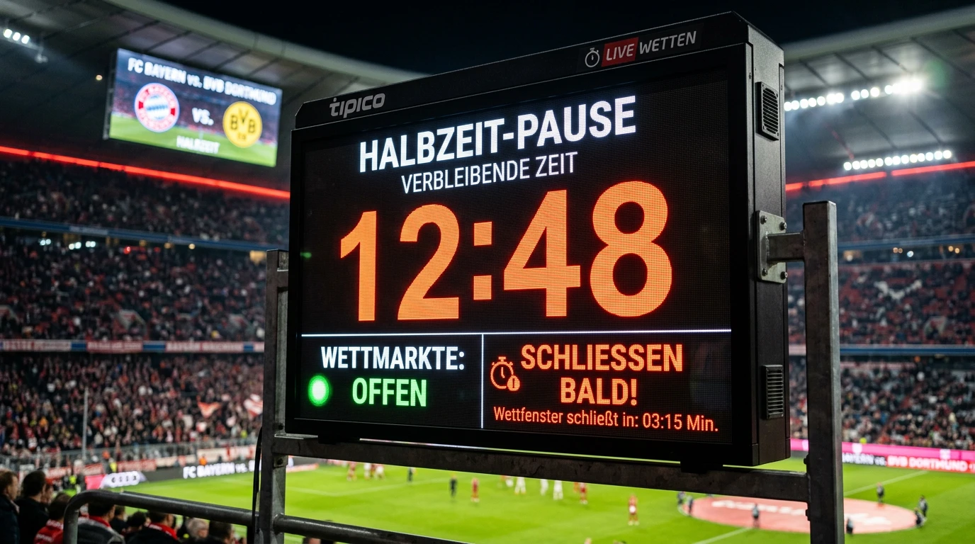 NFL Halbzeit Wettfenster: Wie lange bleibt Zeit für Halbzeitwetten und wie Quoten sich in der Pause bewegen
