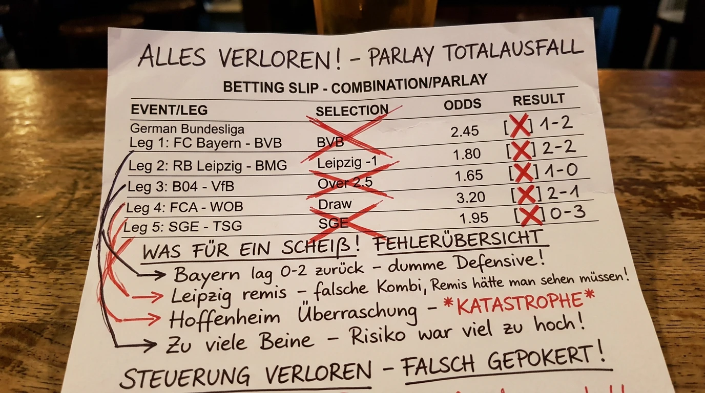 Häufige Fehler beim NFL Kombischein: Überkombi, fehlende Einzelanalyse und falsche Einsatzgrössen
