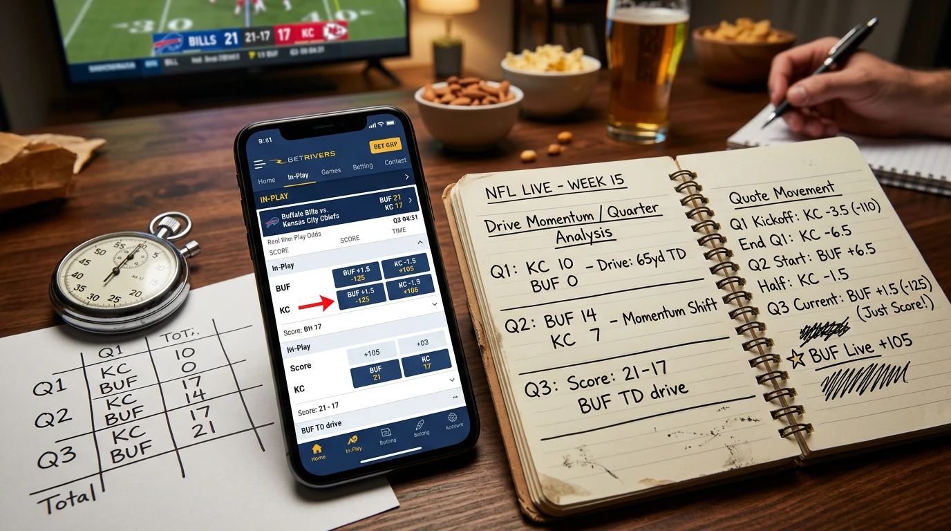 NFL Live-Wetten Quotenbewegungen während Quarters und Drives – In-Play-Wettstrategien für Schweizer Tipper