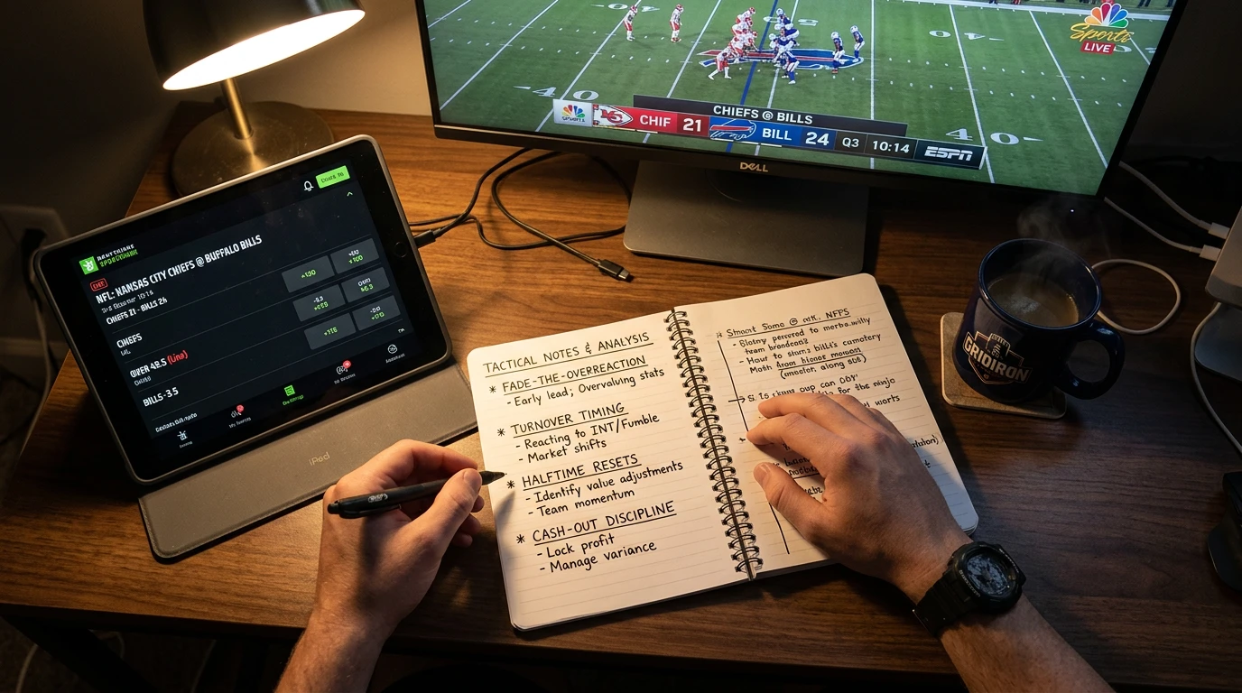 4 Taktiken für profitables NFL Live-Wetten durch gezielte Quotenbewegungsanalyse
