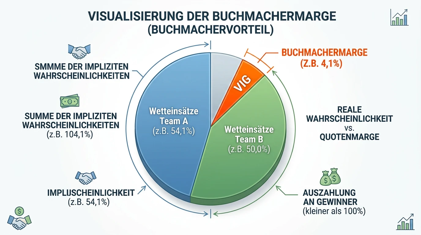 Buchmacher-Margin Vig beim NFL Wetten – wie der Quotenschlüssel den Gewinn des Buchmachers sichert