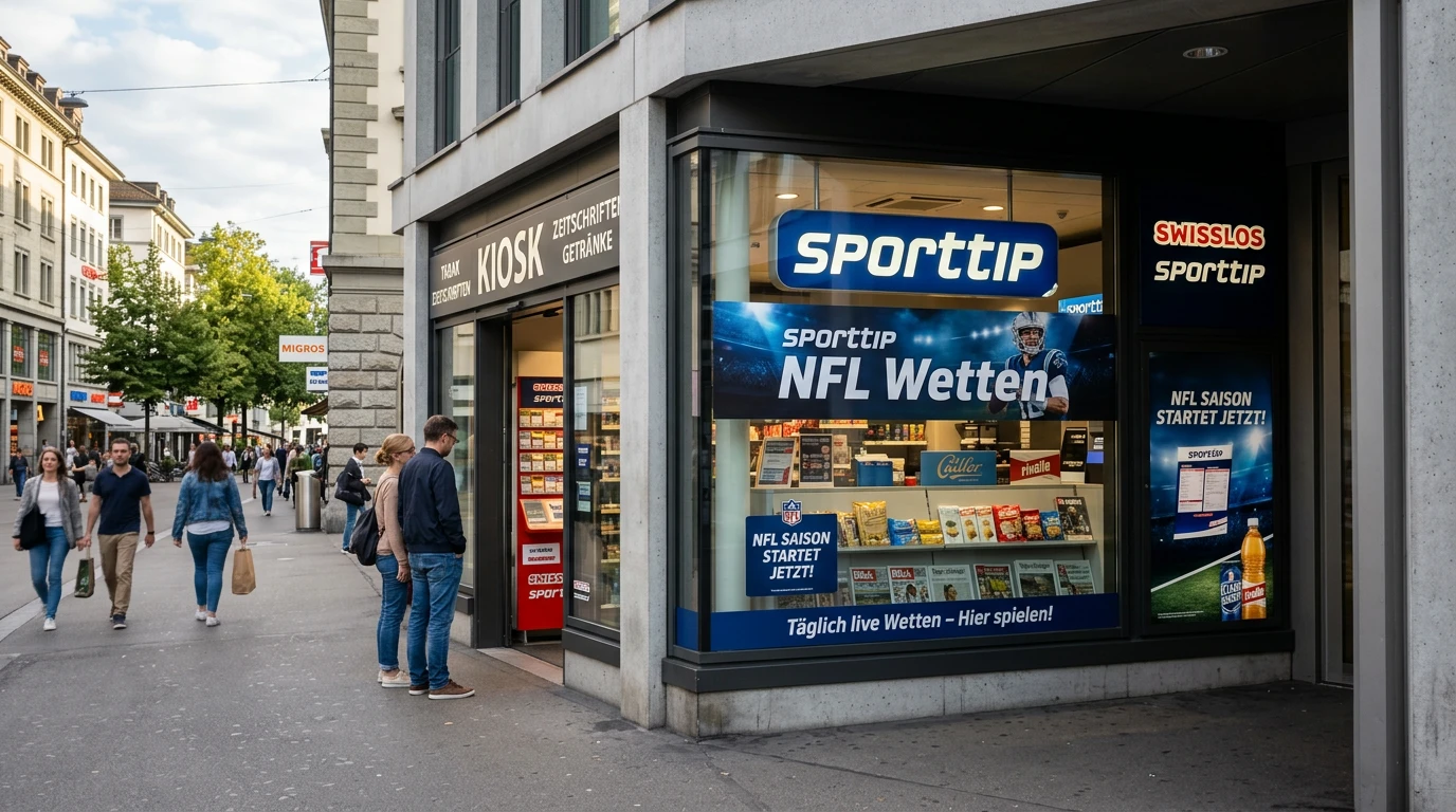 Sporttip NFL Angebot von Swisslos für Schweizer American Football Wettfans