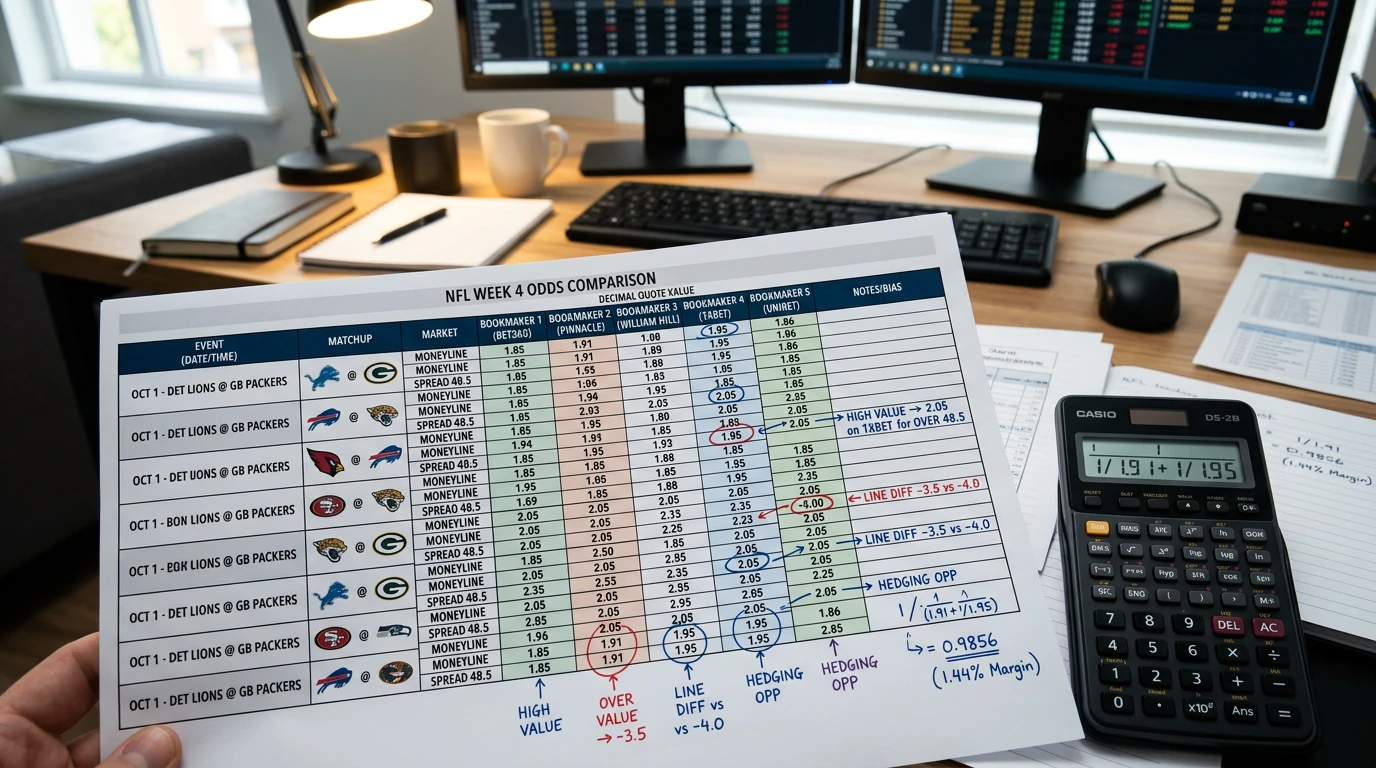Sporttip vs Bet365 NFL Quotenvergleich Auszahlungsquoten Dezimalquoten Schweiz