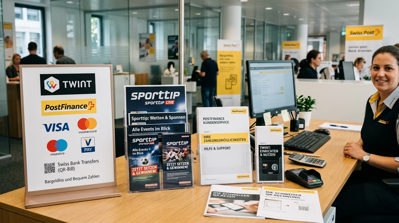 Sporttip Vorteile Kategorien Kontosicherheit Zahlungsmethoden TWINT Kundensupport